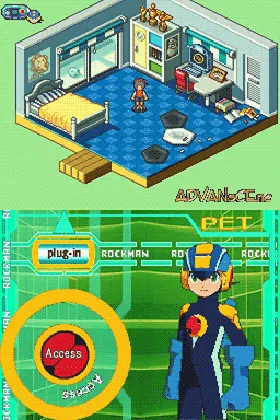 Rockman EXE 5 DS - Twin Leaders (Japan) screen shot game playing